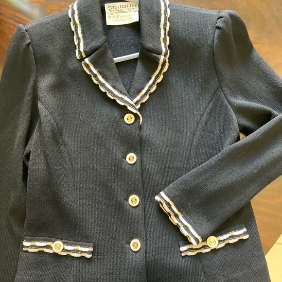 St John by Marie Gray vintage sweater jacket - Picture 3 of 3